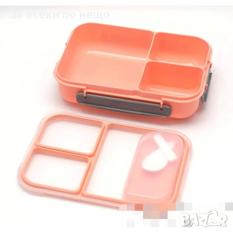 Кутия за обяд с 3 отделения - 2300мл, снимка 4 - Кутии за храна - 53244885