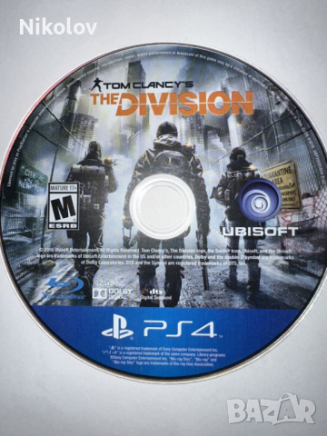 Tom Clancy the division PS4 (Съвместима с PS5), снимка 2 - Игри за PlayStation - 45065069