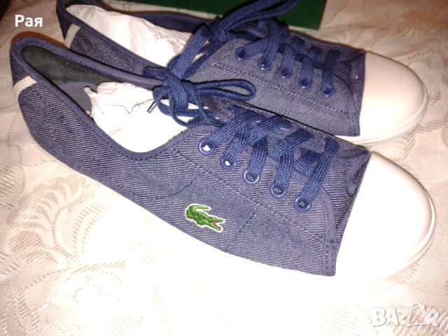 Кецове / спортни обувки lacoste sport, снимка 8 - Дамски елегантни обувки - 50660666
