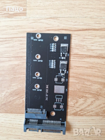 SSD адаптер M.2 NVMe към PCIe, 3.04.0 x4 за SSD модули 2280, 2260, 2242, 2230 слот x1, снимка 2 - Твърди дискове - 53560436
