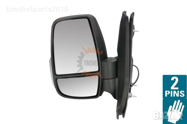 Външно огледало Ръчно, с бял мигач за Ford Transit 2013-2018 год. - Шофьорска страна