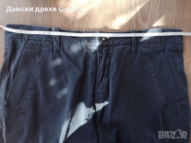 Дамски панталон G-Star RAW® BRONSON CHINO LOOSE TAPERED WMN DARK NAVY,размер W28/L32,  /297/, снимка 8 - Панталони - 46360362