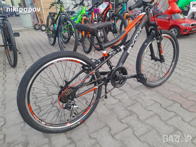 BYOX Велосипед 24" VERSUS черен.червен, снимка 7 - Велосипеди - 53848950
