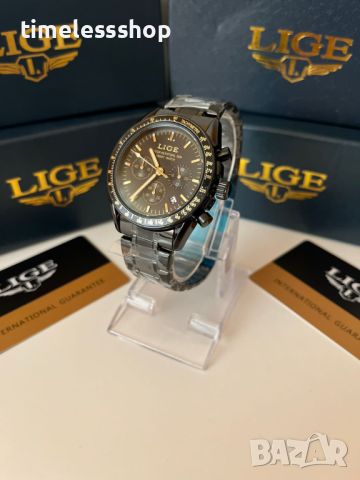 Мъжки часовник Lige + оригинална кутия., снимка 3 - Мъжки - 45761479