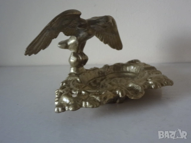 Арт пепелник от бронз, снимка 5 - Антикварни и старинни предмети - 53078114