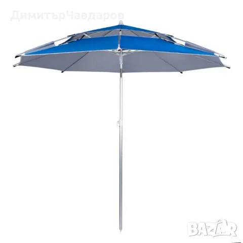 Плажен чадър Muhler – Широка сянка, пълна защита и интелигентен комфорт