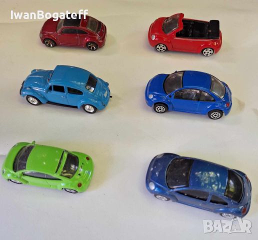 Колички модели автомобили Volkswagen Beetle 1:64, снимка 2 - Колекции - 45919679