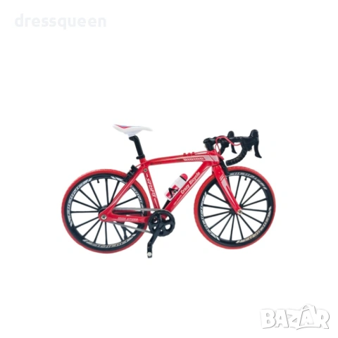 4749 Декоративен Метален Велосипед – Шосеен Модел с Автентични Детайли и Подвижни Елементи