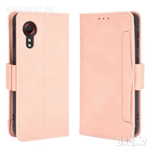 Samsung Galaxy Xcover 5 Wallet Кожен Калъф и Протектор, снимка 2 - Калъфи, кейсове - 48382398