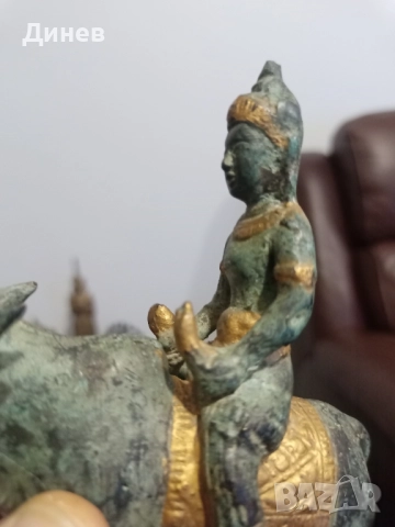 Бог Шива и свещеният бик Нанди, снимка 11 - Колекции - 51683915