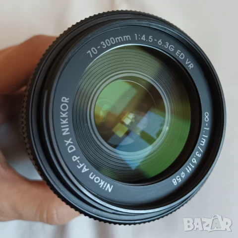Nikon 70-300 телефото обектив, снимка 3 - Обективи и филтри - 50780372