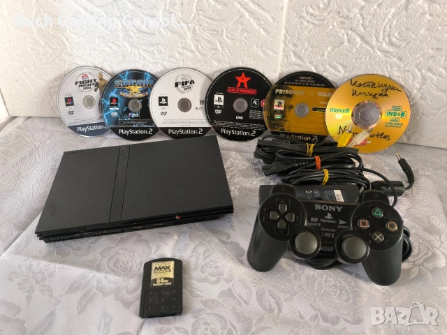Playstation 2 Slim комплект / Добро състояние