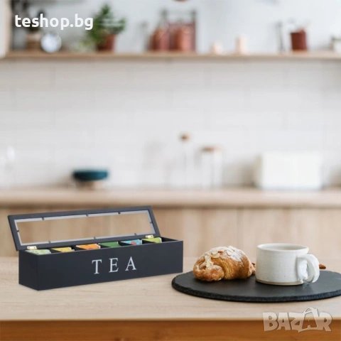 Органайзер за чай с 6 отделения Relaxdays немско производство, снимка 2 - Други - 53752476