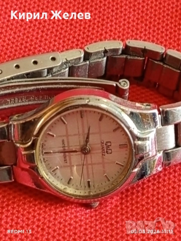 Елегантен дизайн дамски часовник Q/Q QUARTZ JAPAN MOVT много красив 53764, снимка 7 - Дамски - 53676267