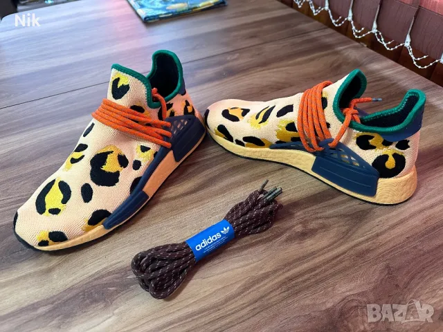 Adidas HU NMD Animal Sprint x Pharrel Williams 43.5# - Внос от Америка, снимка 5 - Маратонки - 48846352