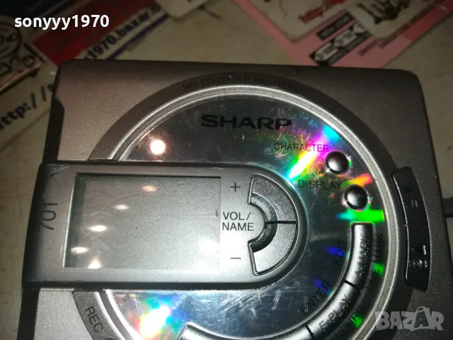 SHARP MINI DISC-MADE IN JAPAN-ВНОС FRANCE 0109241041, снимка 3 - Ресийвъри, усилватели, смесителни пултове - 47089909