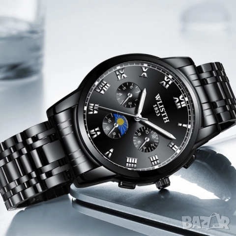 Изискан мъжки бизнес часовник с метален корпус, снимка 8 - Мъжки - 51947697