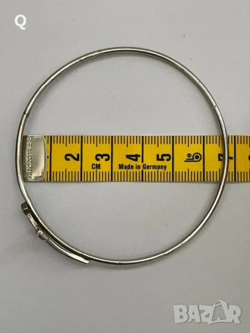 Сребърна твърда гривна, проба 925 (2)