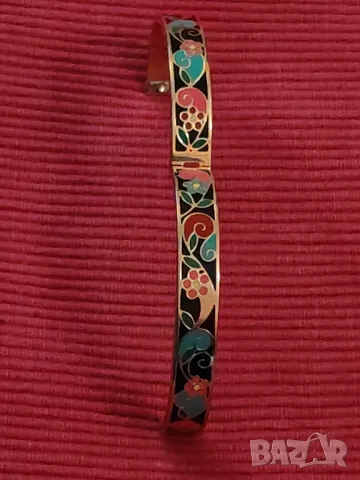 Дамска емайлирана гривна от титаниева стомана. , снимка 7 - Гривни - 50323102