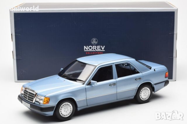 Mercedes-Brnz 230 E W124 1990 - мащаб 1:18 на Norev моделът е нов в кутия, снимка 8 - Колекции - 45502550