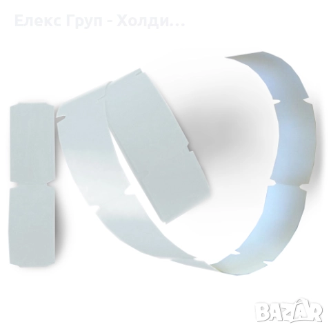 Картонени термоетикети за стелажи 38х68.26 mm, бели ролка 900 бр, снимка 2 - Друго търговско оборудване - 51535147