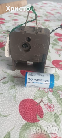 Стар кварцов механизъм за стенен часовник, снимка 3 - Стенни часовници - 53694967