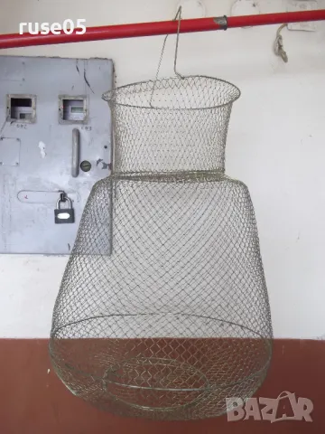 Живарник сгъваем метален рибарски нов - 1