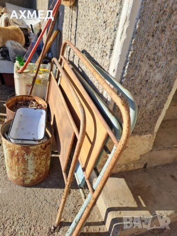 Ретро легло 114см./190см., снимка 11 - Спални и легла - 52943769