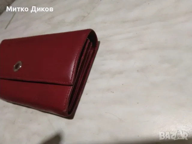 портмоне марково на Петек естествена кожа 190х102мм отлично, снимка 3 - Портфейли, портмонета - 49796216