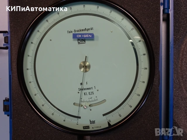образцов манометър WIKA 341.11.250 (0-250)Bar precision test pressure gauge, снимка 6 - Резервни части за машини - 50505318