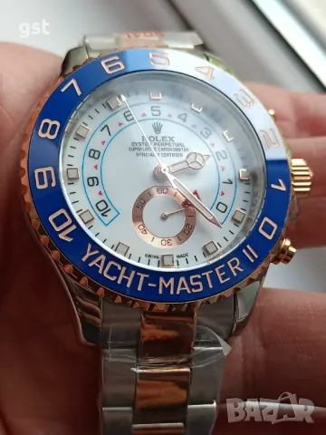 Топ Role 44mm.Yacht Master II GMT bi colour Ceramic дубликат Clone Часовник , снимка 8 - Мъжки - 50011801