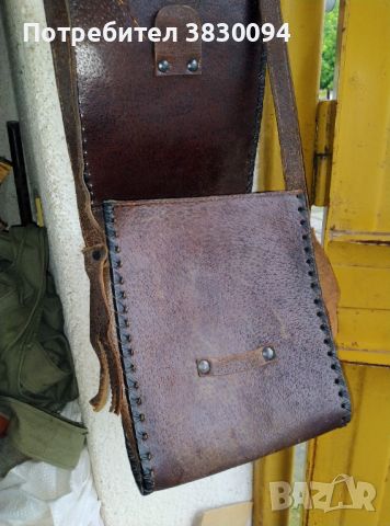 Стара дамска кожена чанта, снимка 7 - Чанти - 45828392