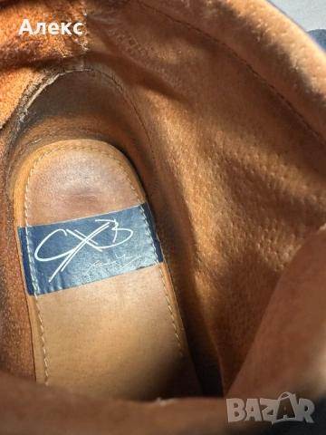 Мъжки обувки естествена кожа – 28,5 см стелка, отлично състояние, снимка 2 - Мъжки боти - 53953247