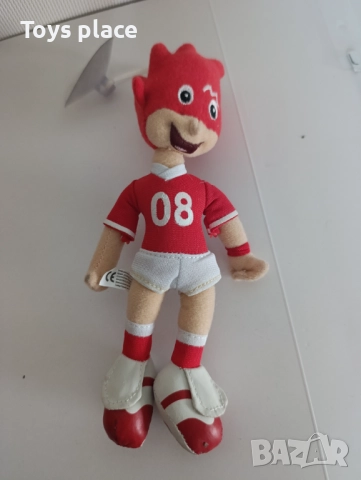 Евро 2008 Австрия Швейцария Плюшена играчка Талисман Filx 08 Бени, снимка 4 - Фен артикули - 52546334