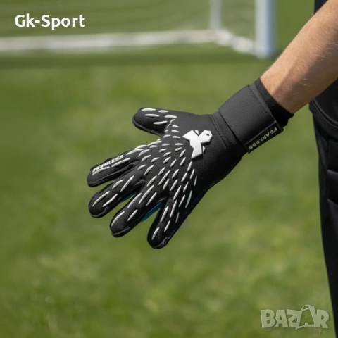 Вратарски ръкавици Fearless WOLF PRO AQUA размер 6,7,8,9,10,11, снимка 3 - Футбол - 53485215