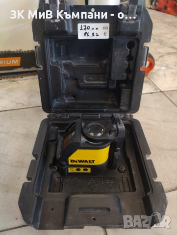Лазарен нивелир Dewalt DW088cg , снимка 4 - Други инструменти - 52867378
