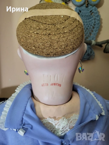 Огромна антична кукла 1907 Jumeau 80 см, снимка 14 - Антикварни и старинни предмети - 54172064