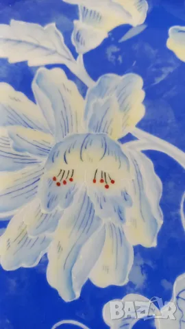 Старо синьо плато с цвете - Jlmenau, Германия, снимка 8 - Други ценни предмети - 49680228