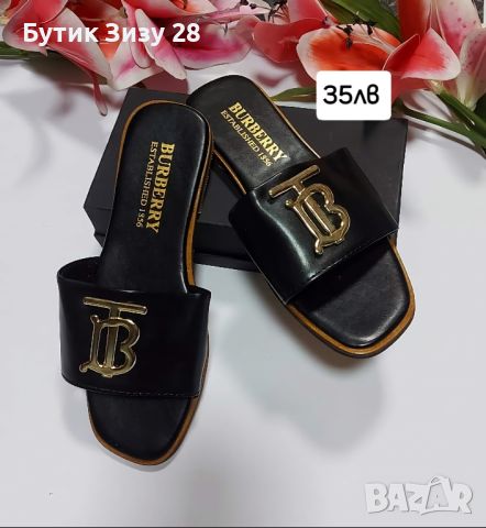 Дамски чехли Dior, Prada, Burberry , снимка 5 - Чехли - 45811350