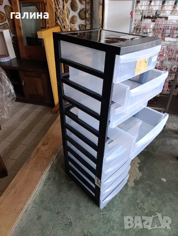 Контейнер за съхранение - 10 чекмеджета - PVC, снимка 6 - Други стоки за дома - 53452058