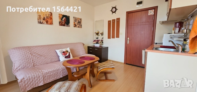 студио под наем, кк Слънчев Бряг, Cacao Beach, от Октомври до Май, снимка 2 - Апартаменти - 51582818