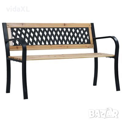 vidaXL Градинска пейка, 120 cм, дърво(SKU:47944, снимка 1 - Градински мебели, декорация  - 45733431