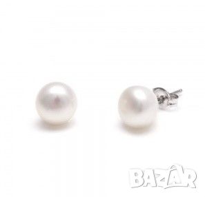 Сребърен синджир с една естествена перла, снимка 15 - Колиета, медальони, синджири - 45792702