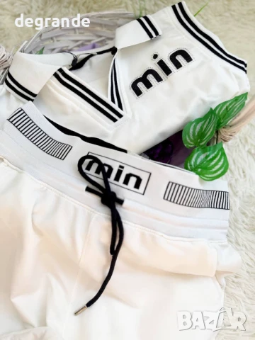 Бял Дамски комплекти  Miu Miu Style, снимка 2 - Комплекти - 50928678