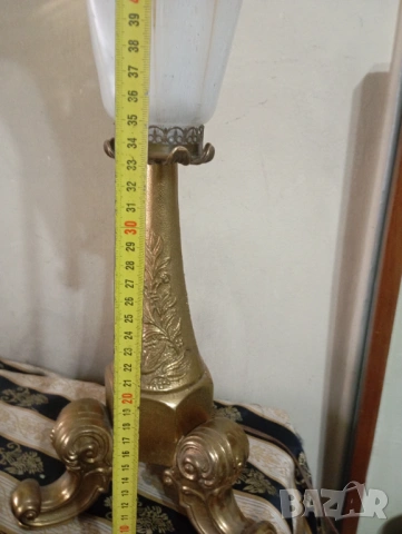Барокова настолна лампа, снимка 5 - Настолни лампи - 53909233