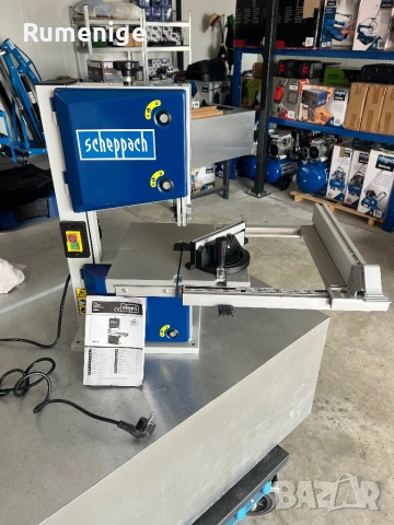 Банциг дърводелски Scheppach HBS30 -350W, 1400mm, снимка 4 - Други инструменти - 53903024