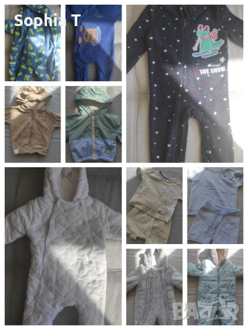 Дрехи за момченце - яке, космонавт, летен комплект тениска с къси панталони