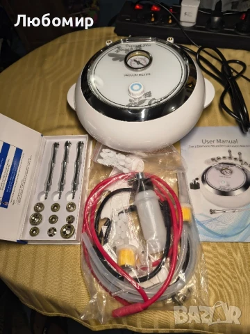 Вакуумно засмукване Водно диамантено микродермабразио Микродермабразио Пилинг машина, снимка 4 - Козметични уреди - 50716330