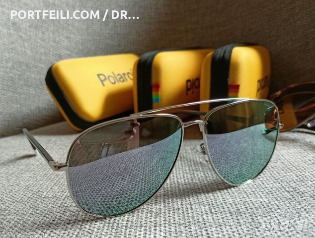Нови Polaroid, поляризация, авиатор, огледални лещи и тъмна рамка д, снимка 10 - Слънчеви и диоптрични очила - 46166099