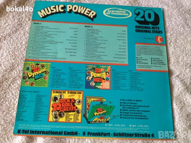 20 Original Hits, снимка 2 - Грамофонни плочи - 51767893